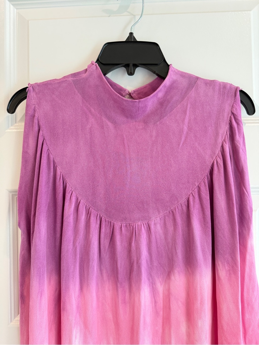NWT Zara Women’s Pink Purple Tie Dye Maxi Dress Sleeveless Flowy Summer Sz M - Picture 5 of 12